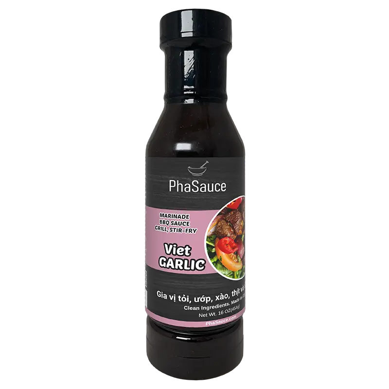 garlic marinade bottle